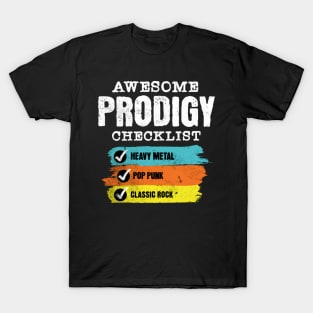 Awesome Prodigy checklist T-Shirt